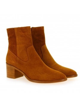 DENIS - Cuir Velours camel
